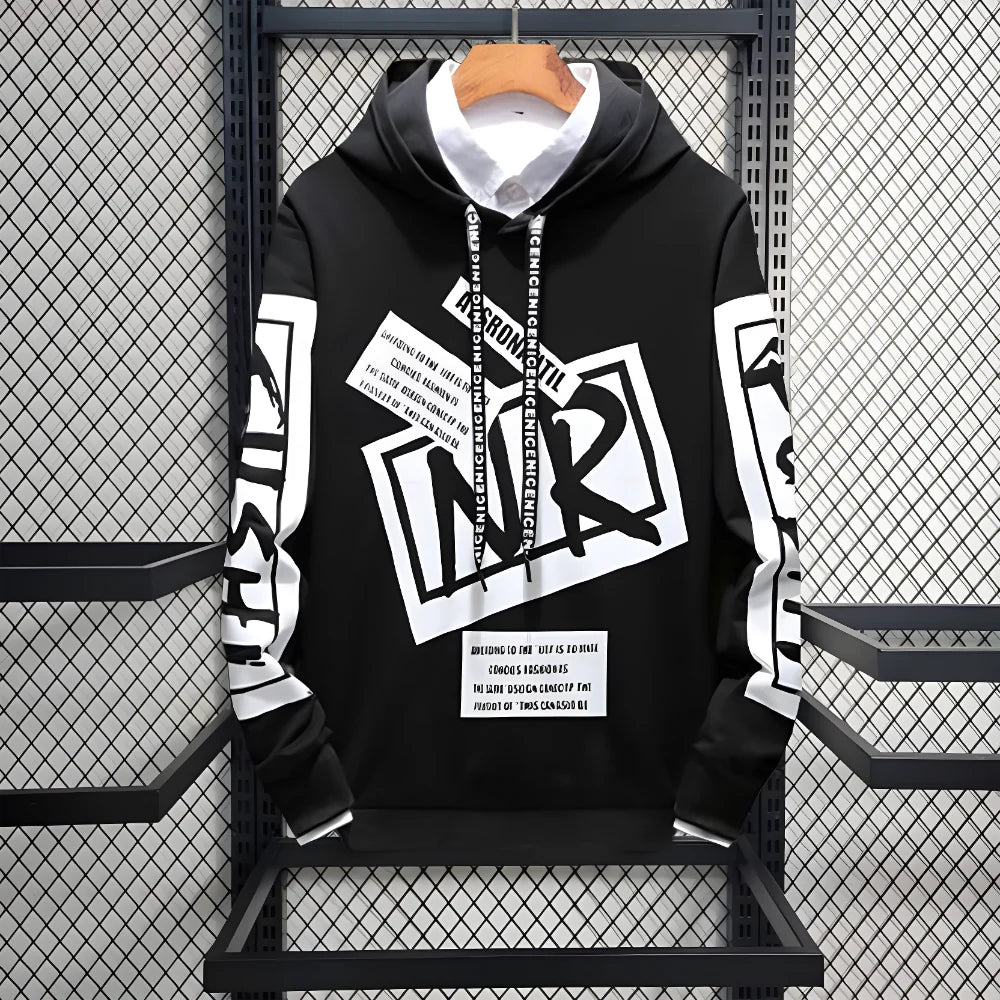 Printed Hooded Tee clothing