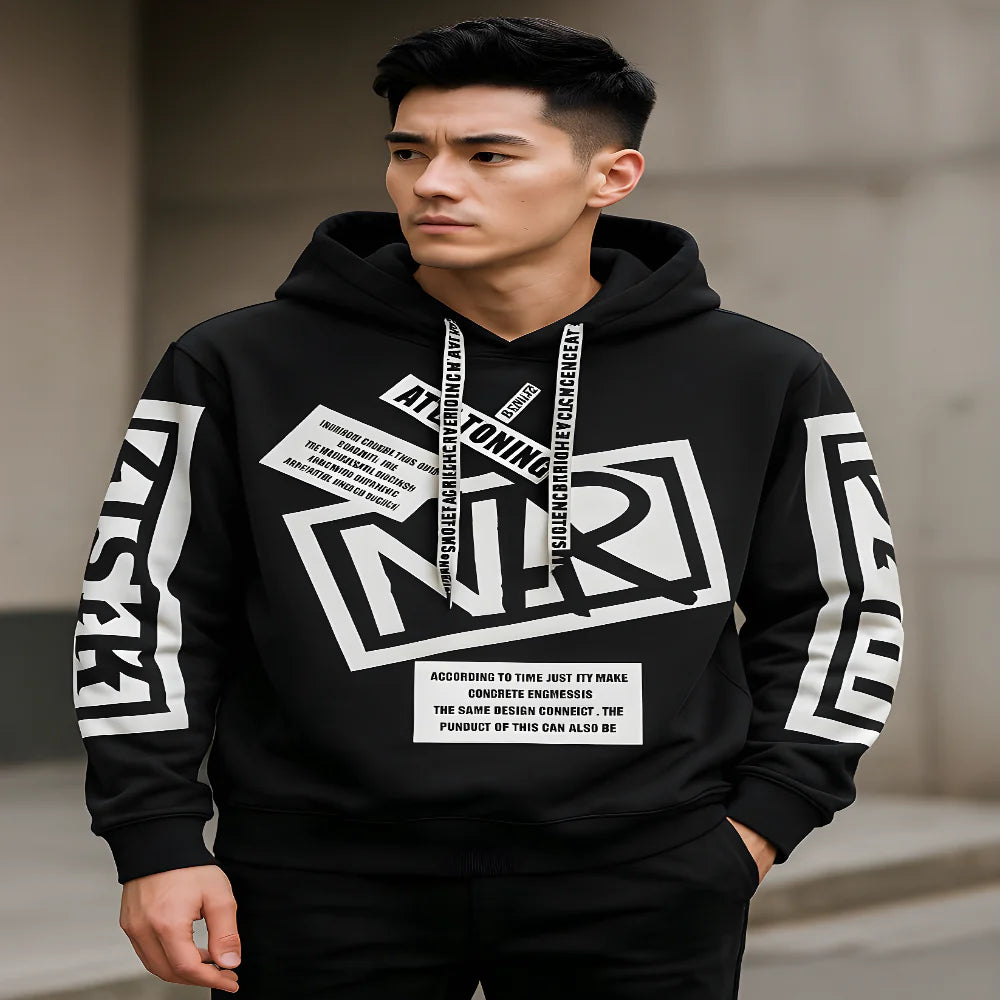 Printed Hooded Tee clothing