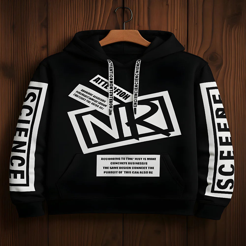 Printed Hooded Tee clothing