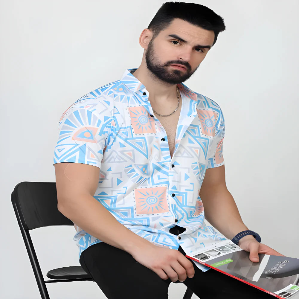 Printed Rayon Casual Shirt