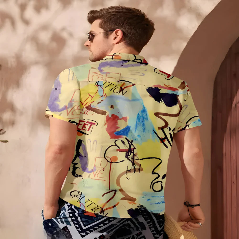 Printed Rayon Casual Shirt clothing