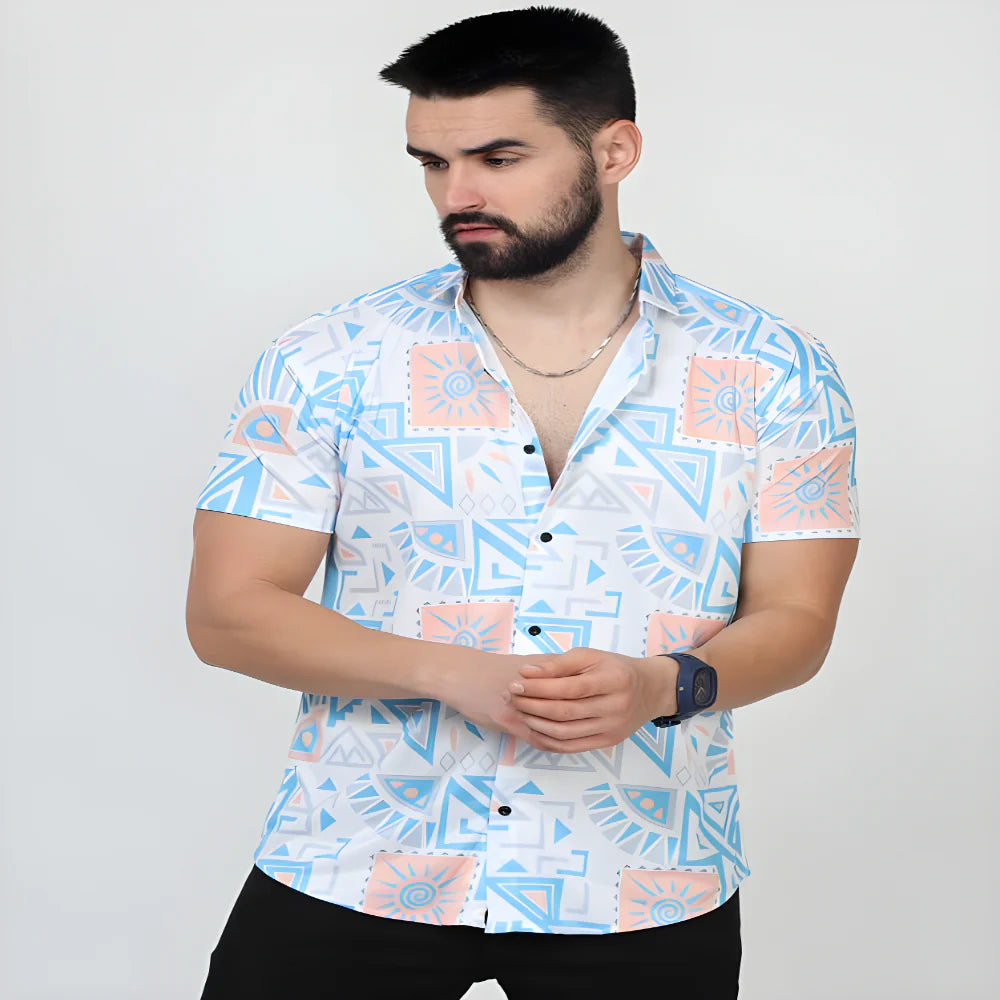 Printed Rayon Casual Shirt clothing