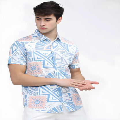 Printed Rayon Casual Shirt clothing