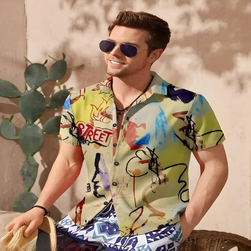 Printed Rayon Casual Shirt