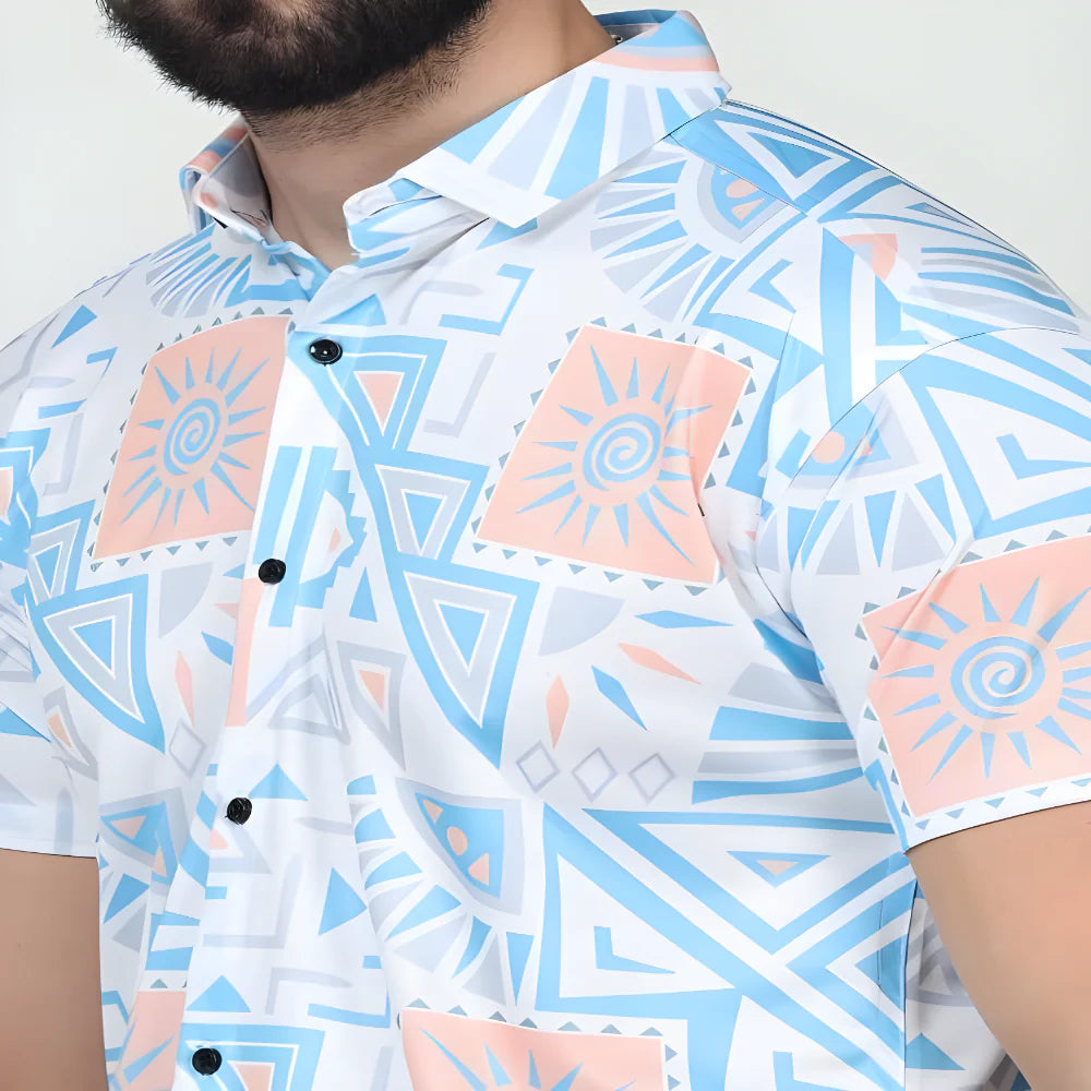 Printed Rayon Casual Shirt clothing