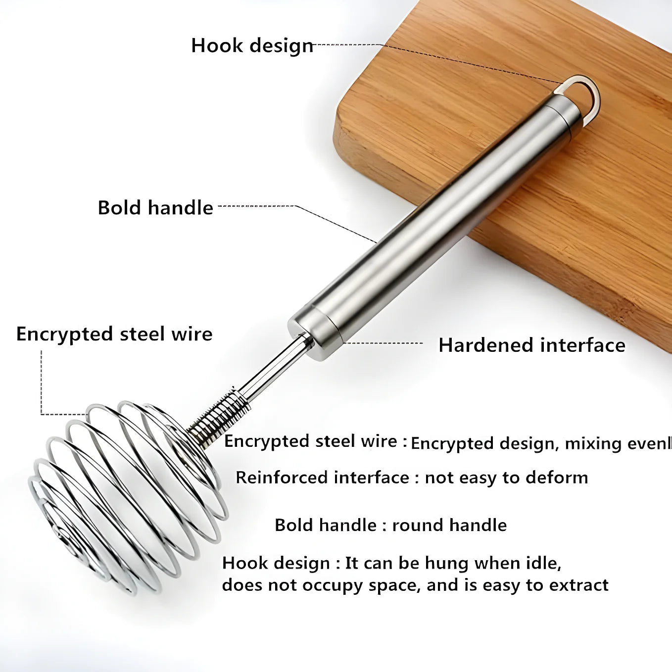 Pro Stainless Steel Whisk Kitchenware