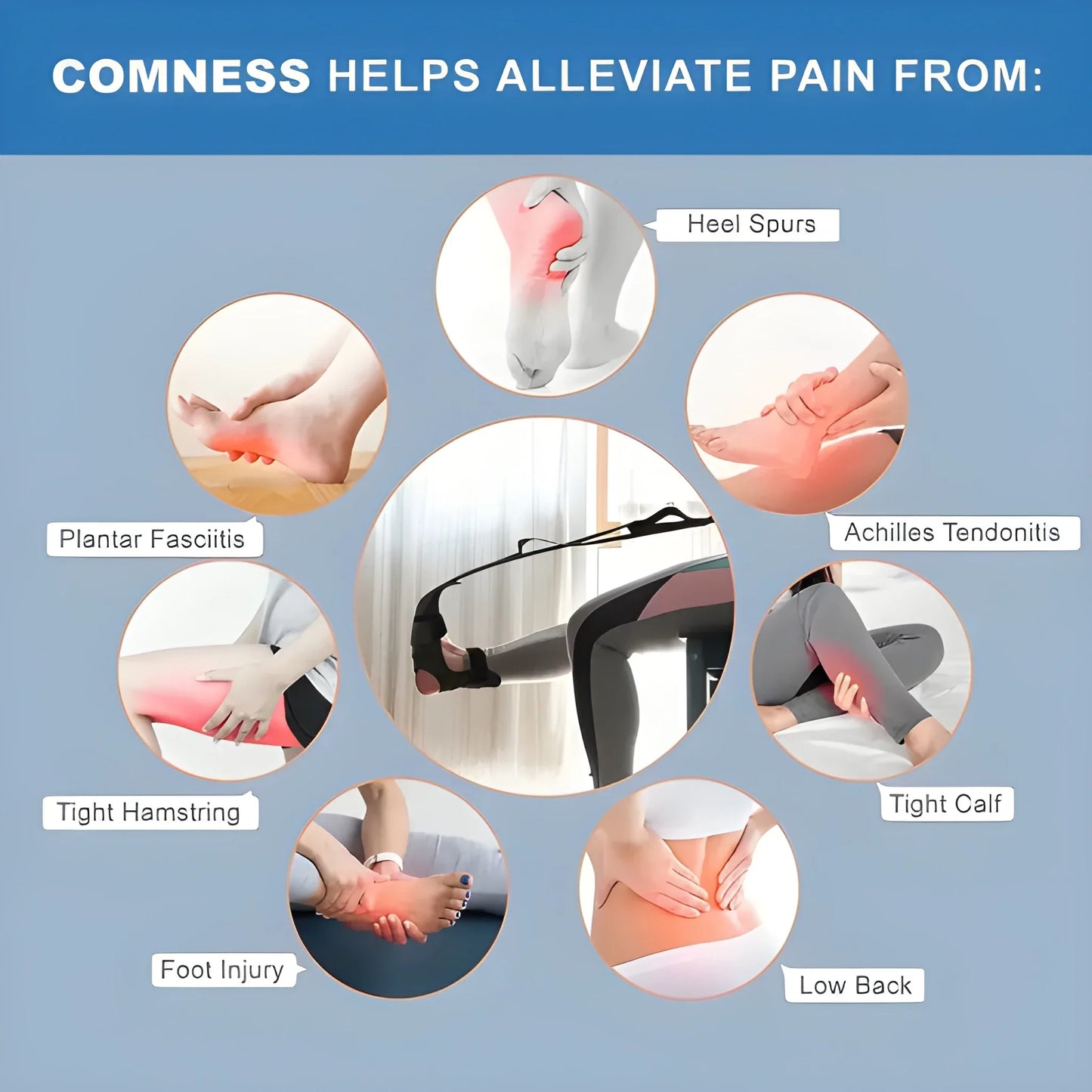 Pro Yoga Stretching Belt