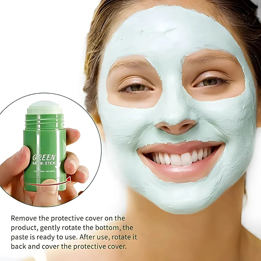 Professional Green Tea Face Mask Clay Sticks