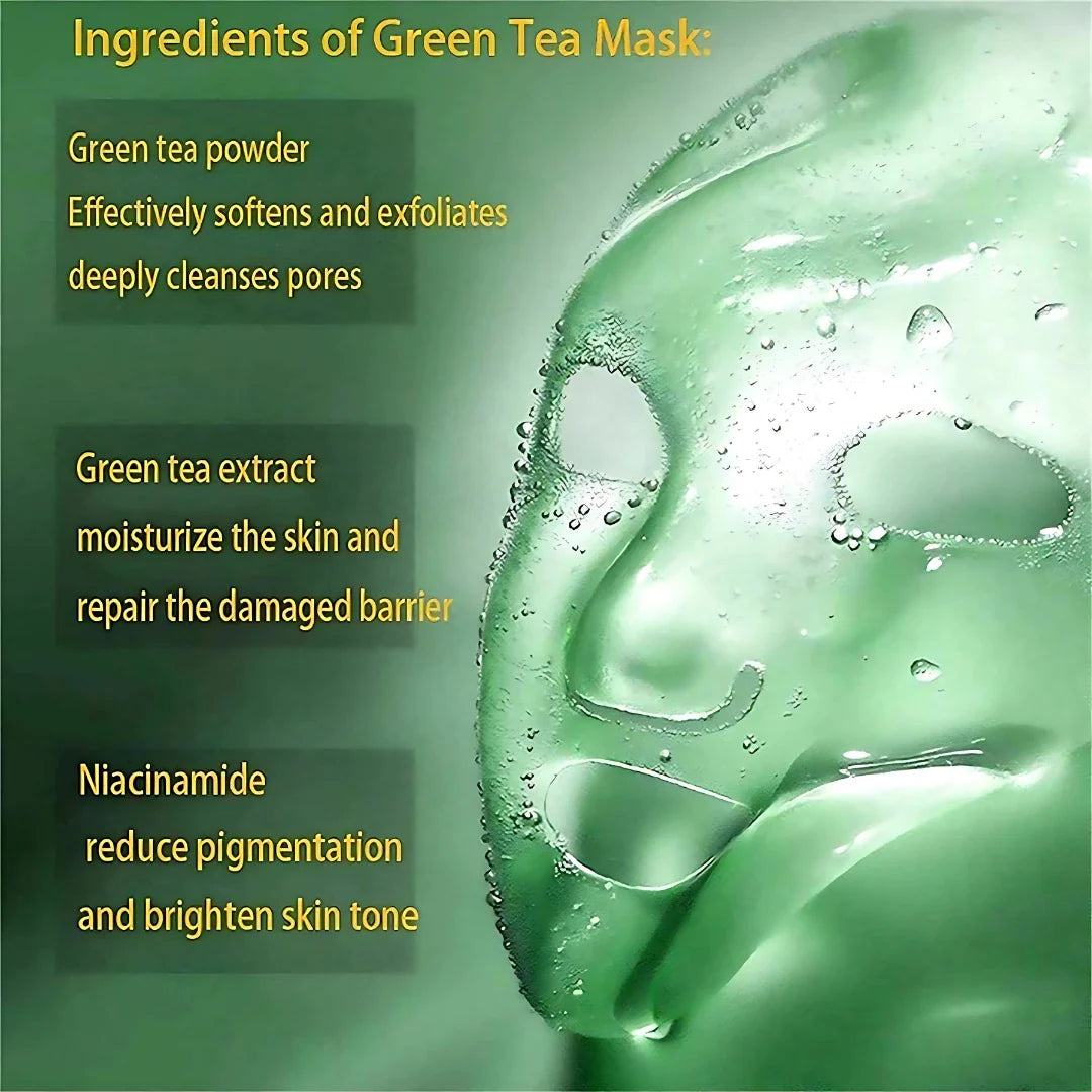 Professional Green Tea Face Mask Clay Sticks