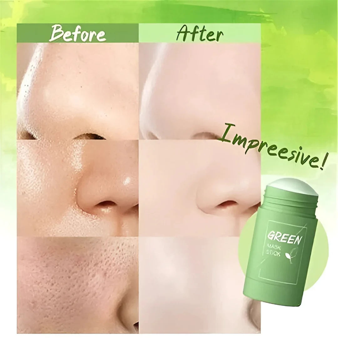 Professional Green Tea Face Mask Clay Sticks