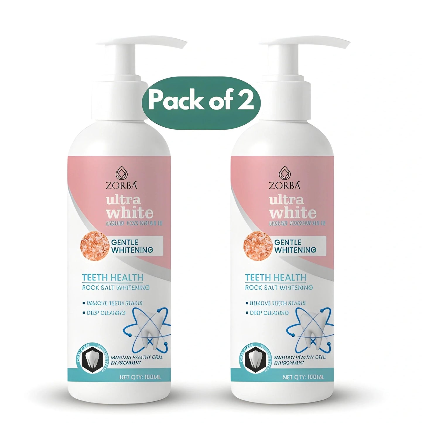 Professional Whitening Toothpaste Duo