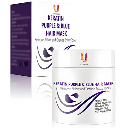Purple Blue Hair Mask