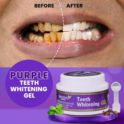 Purple Teeth Whitening Gel Toothpaste