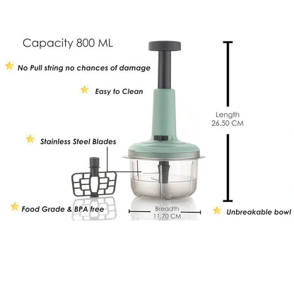 Best push chopper – 3 blades - kitchen slicers | 2025 | fast shipping