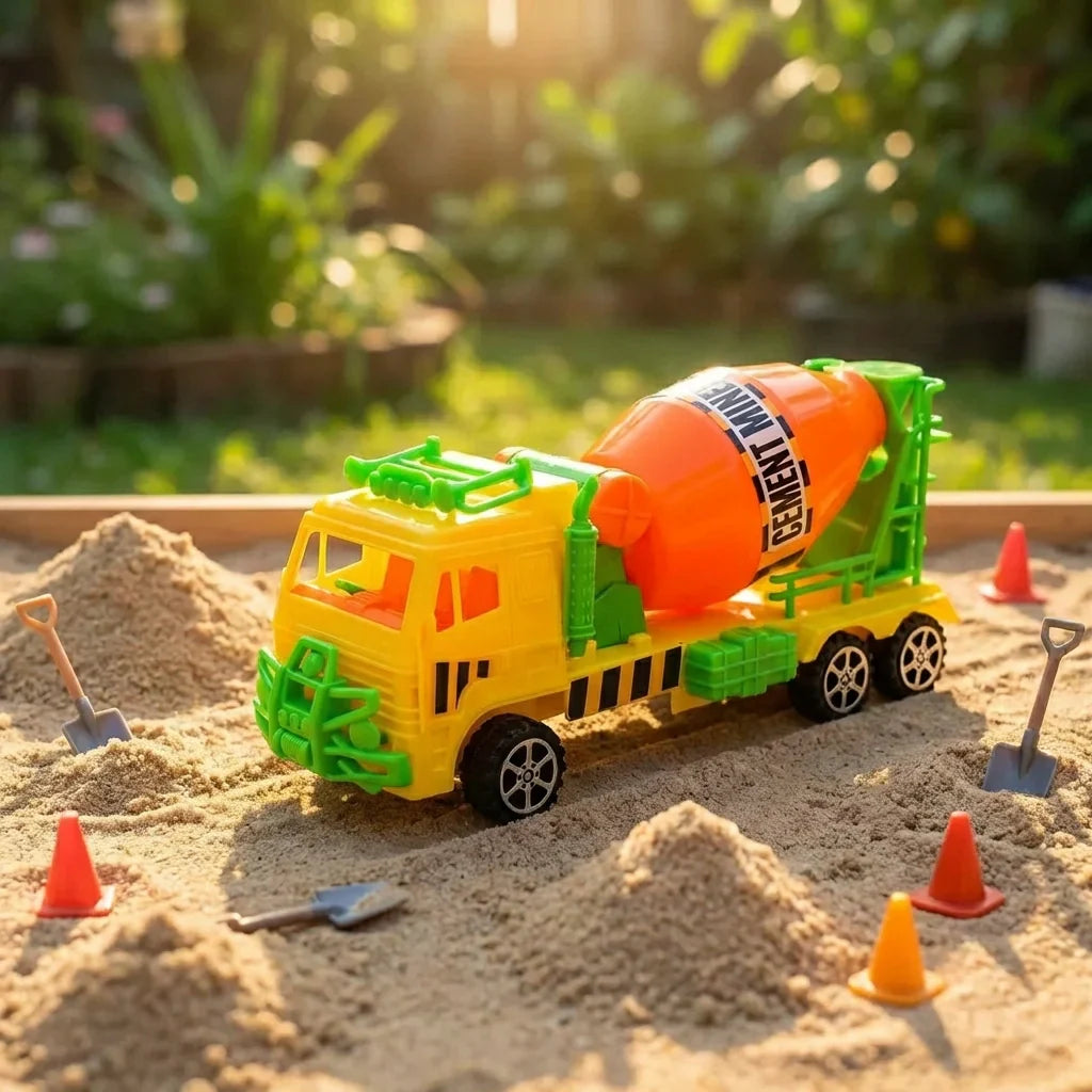 Best pushback cement mixer truck - toy trucks & construction vehicles | 2026 | fast shipping