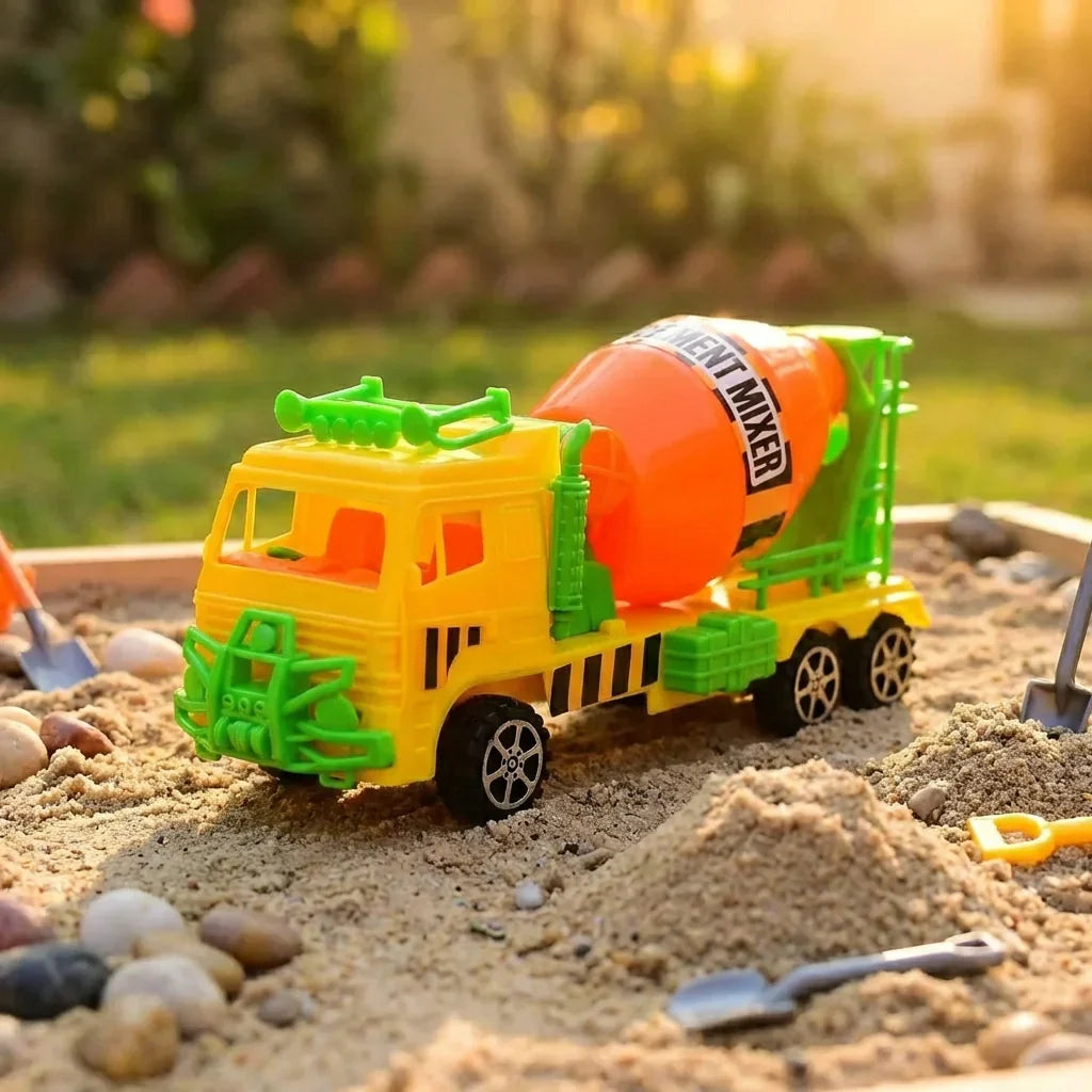 Best pushback cement mixer truck - toy trucks & construction vehicles | 2026 | fast shipping