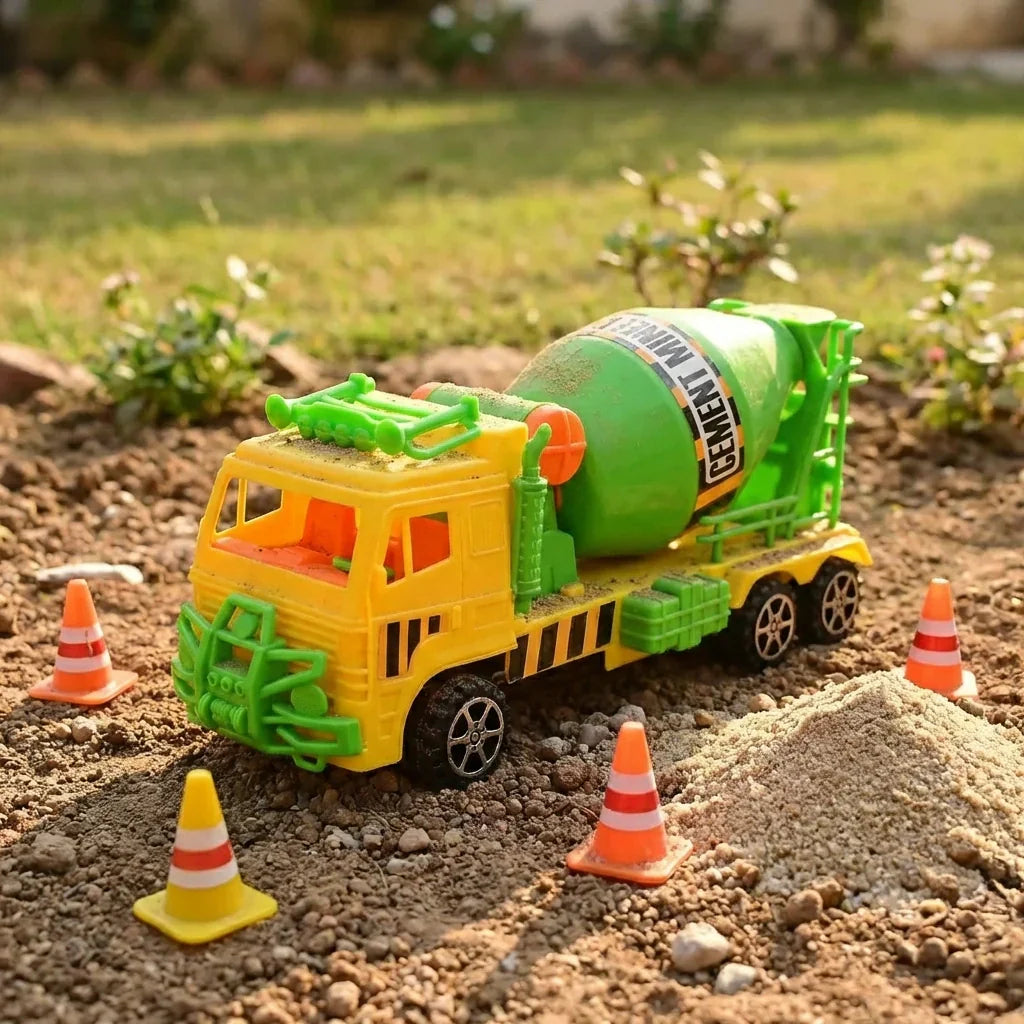 Best pushback cement mixer truck - toy trucks & construction vehicles | 2026 | fast shipping