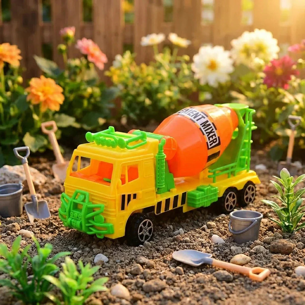 Best pushback cement mixer truck - toy trucks & construction vehicles | 2026 | fast shipping