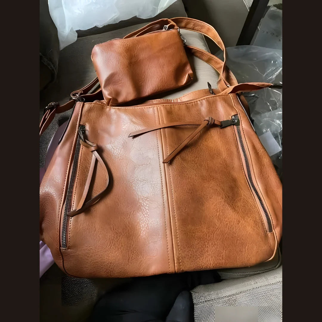 Designer Vegan Leather Hobo Bag