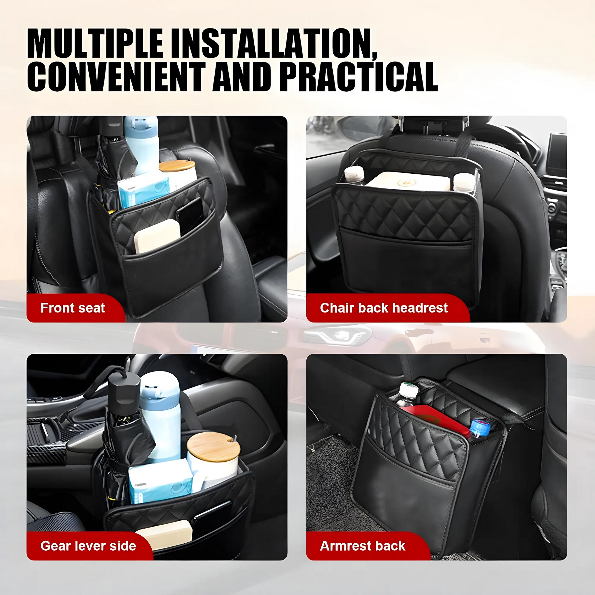 Quilted Car Organizer car accessories