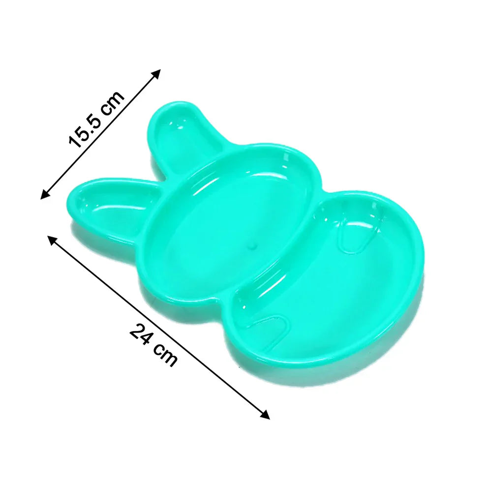 Best rabbit shape kids dish set – 6 pcs - feeding plates | 2025 | fast shipping