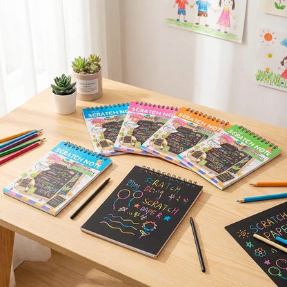 Best rainbow scratch art paper book - craft kits | 2026 | fast shipping