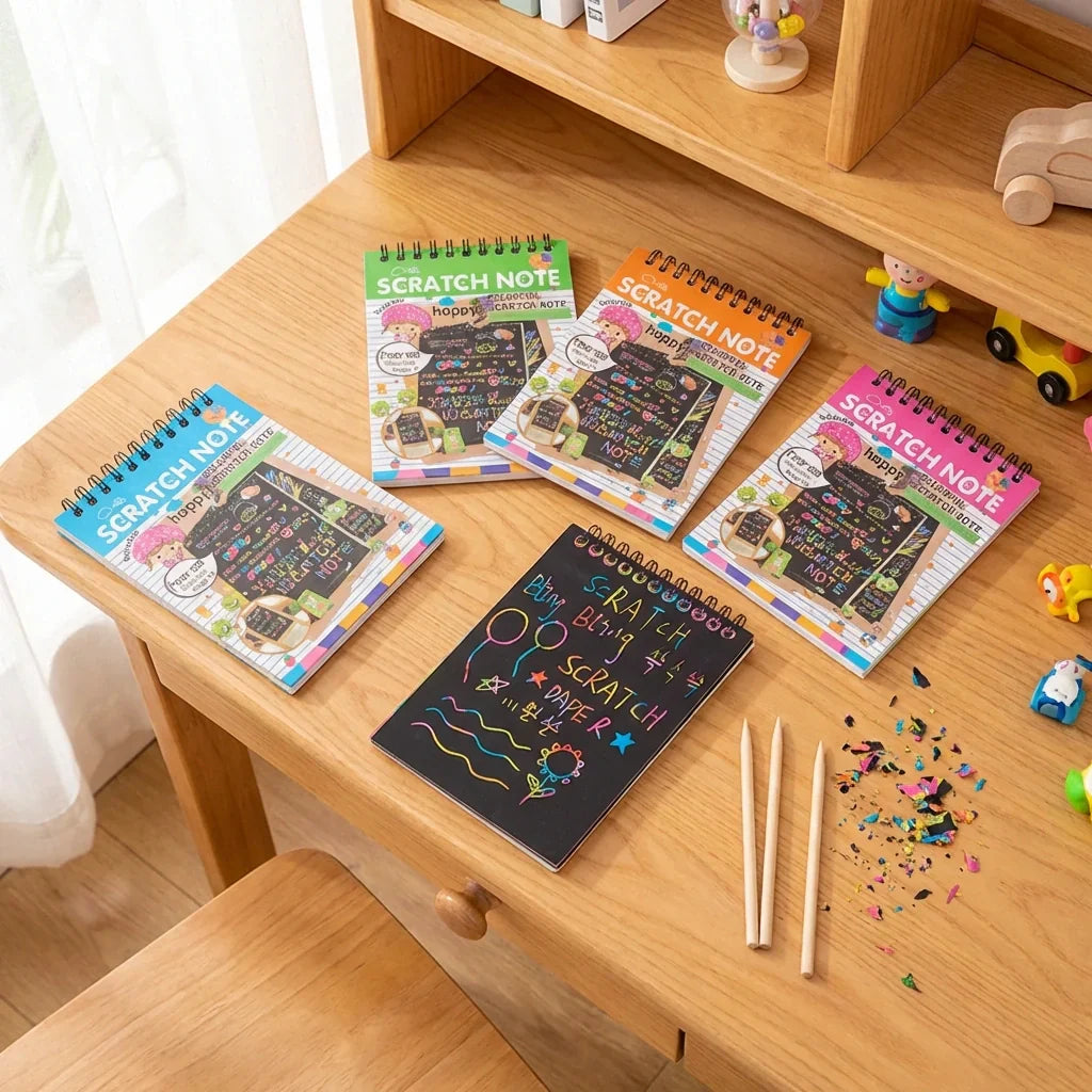 Best rainbow scratch art paper book - craft kits | 2026 | fast shipping