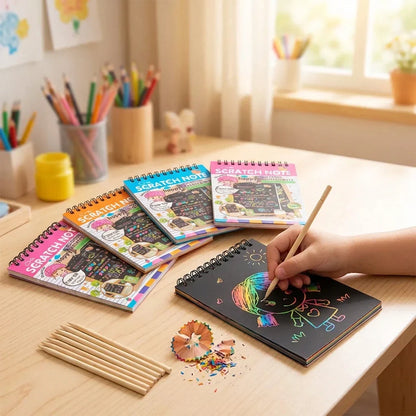 Best rainbow scratch art paper book - craft kits | 2026 | fast shipping