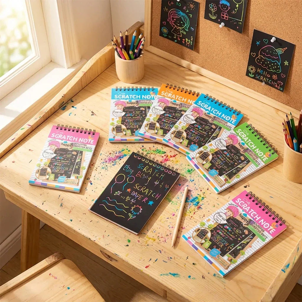 Best rainbow scratch art paper book - craft kits | 2026 | fast shipping