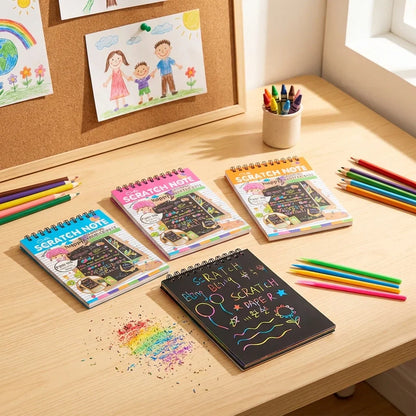 Best rainbow scratch art paper book - craft kits | 2026 | fast shipping