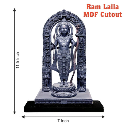 Ram Lalla MDF Cutout of Ram Lalla Statue in Ayodhya Mandir (2D) Statue
