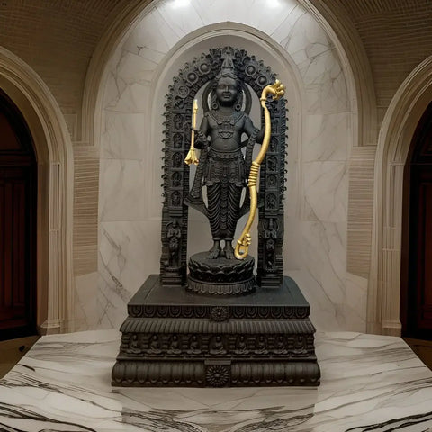 Ram Lalla MDF Cutout of Ram Lalla Statue in Ayodhya Mandir (2D)
