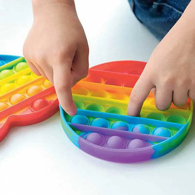 Best random shape rainbow colored fidget (1pc only) - activity toys | 2025 | fast shipping