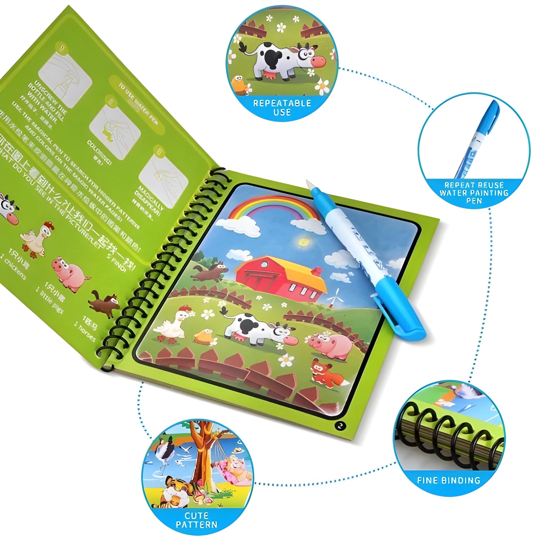 Reusable Magic Water Book