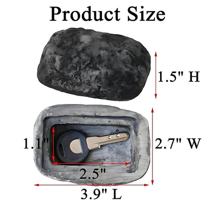Realistic Fake Rock Key Hider