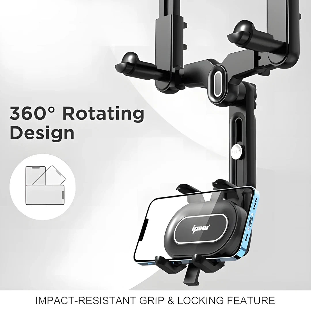 Rearview Mirror Phone Holder for Car