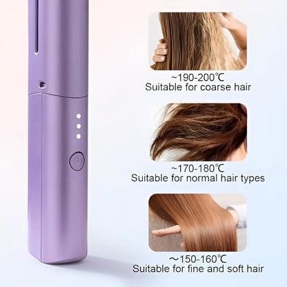 Rechargeable Hot Comb Hair Straightener hair care