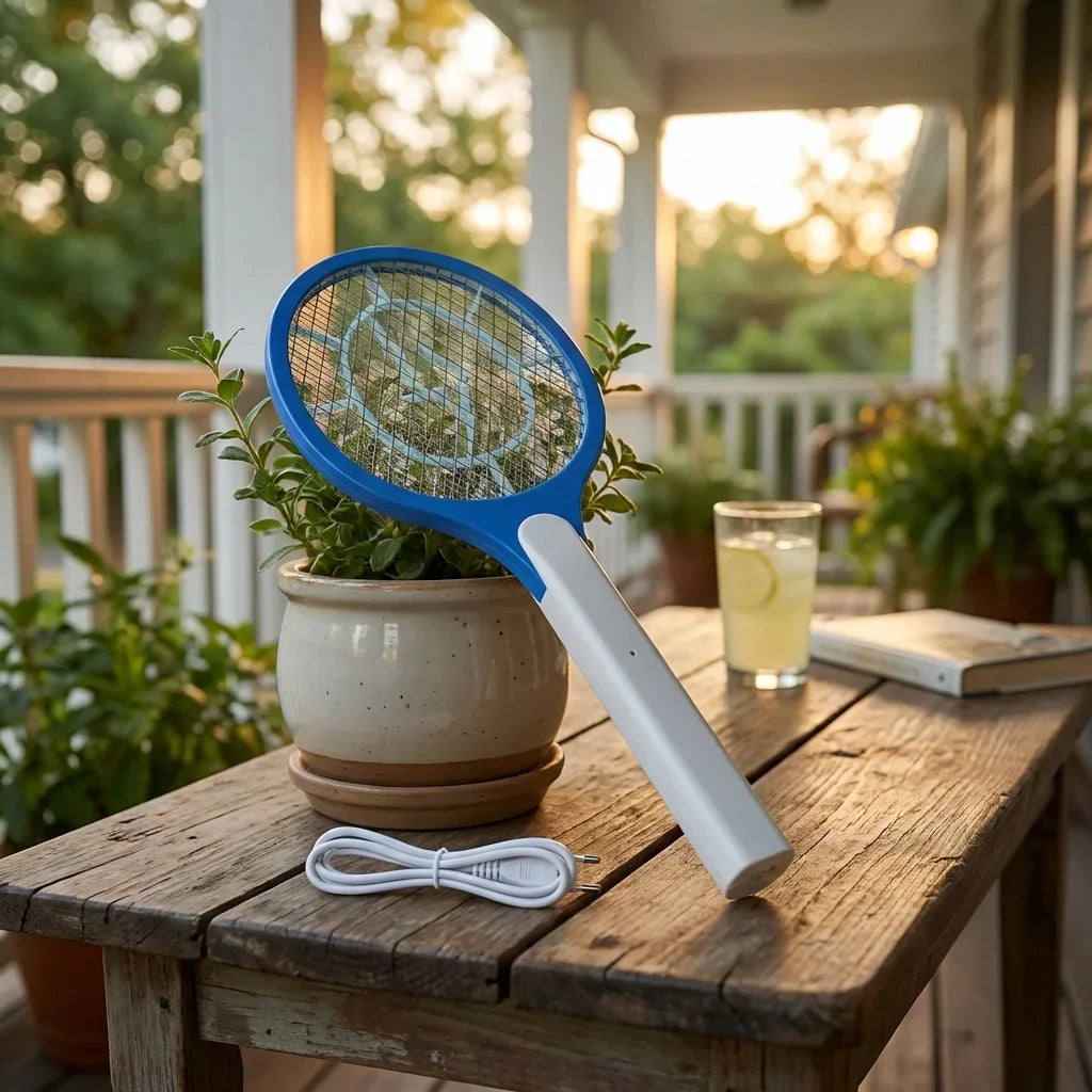 Best rechargeable mosquito zapper racket - fly swatters | 2026 | fast shipping