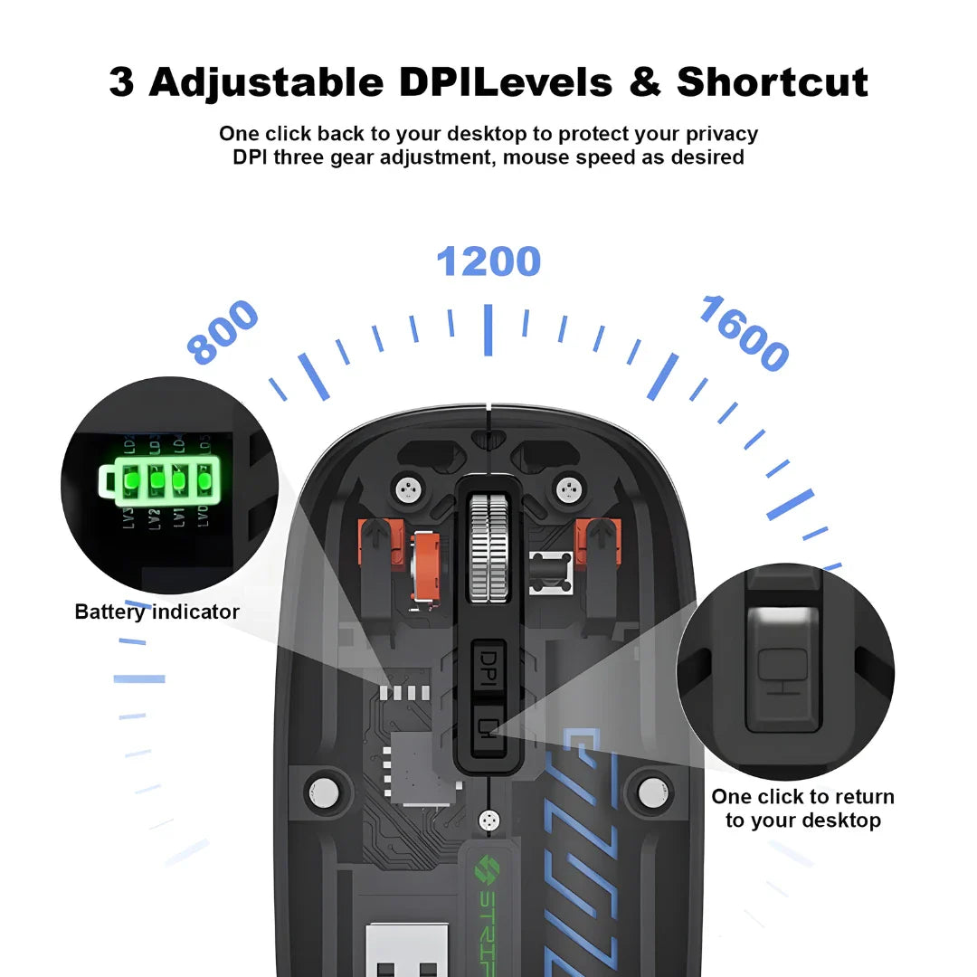 Rechargeable Transparent Mouse