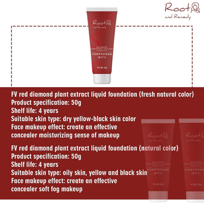 Red Diamond Plant Extract Skin Liquid Foundation 50g Pack of 1