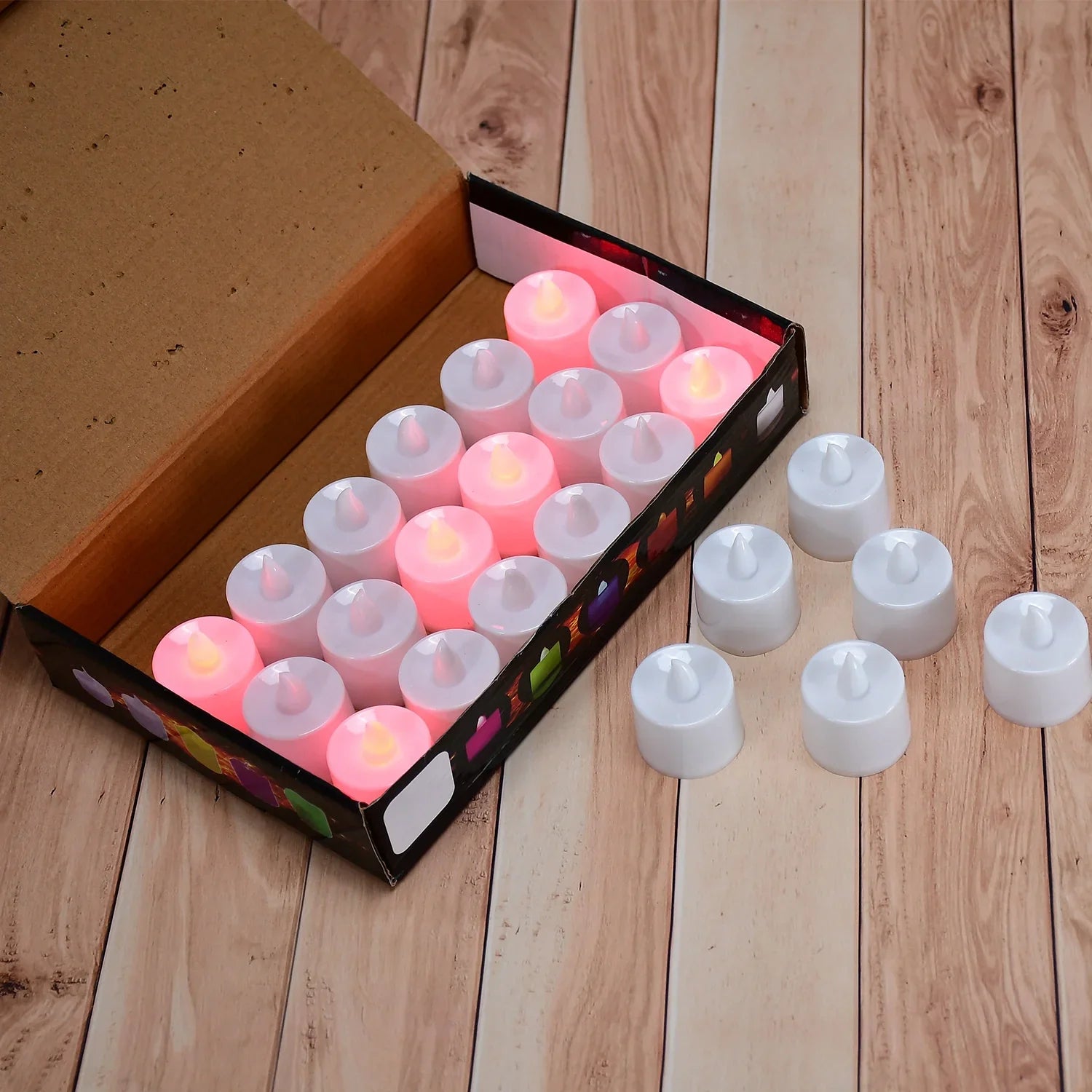 Best red flameless led tealights - candles | 2025 | fast shipping