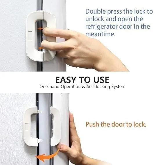 Refrigerator Lock Cabinet Locks with Strong Adhesive Kitchenware