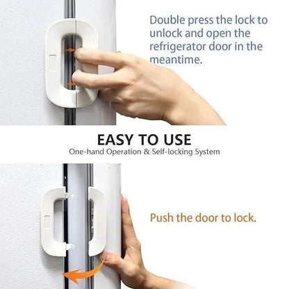 Refrigerator Lock Cabinet Locks with Strong Adhesive Kitchenware