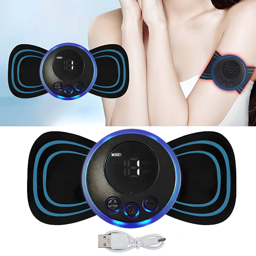 RELAX PATCH PRO Body Massager – Mini Portable Massager with 8 Modes & 19 Intensity Levels