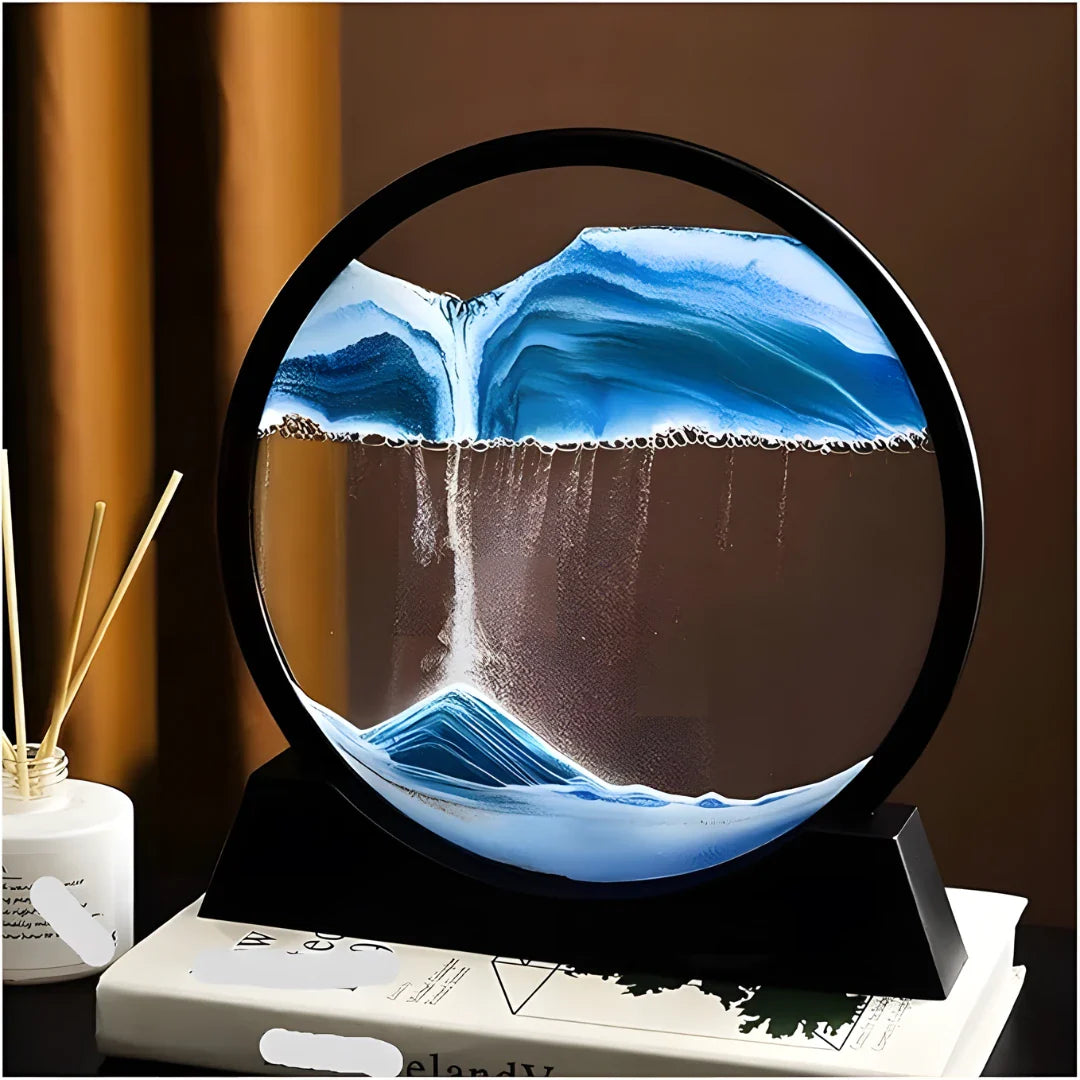 Relaxing Kinetic Sandscape Art Table Desk