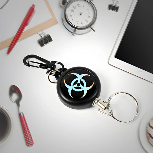 Retractable Keychain Clip Holder - Car & Motorbike