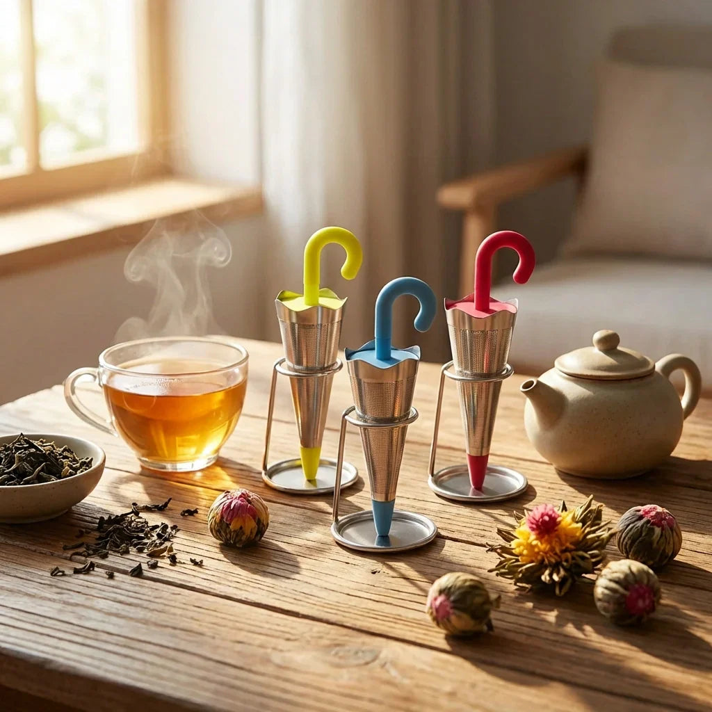 Best reusable cute umbrella tea strainer - home & garden | 2026 | fast shipping