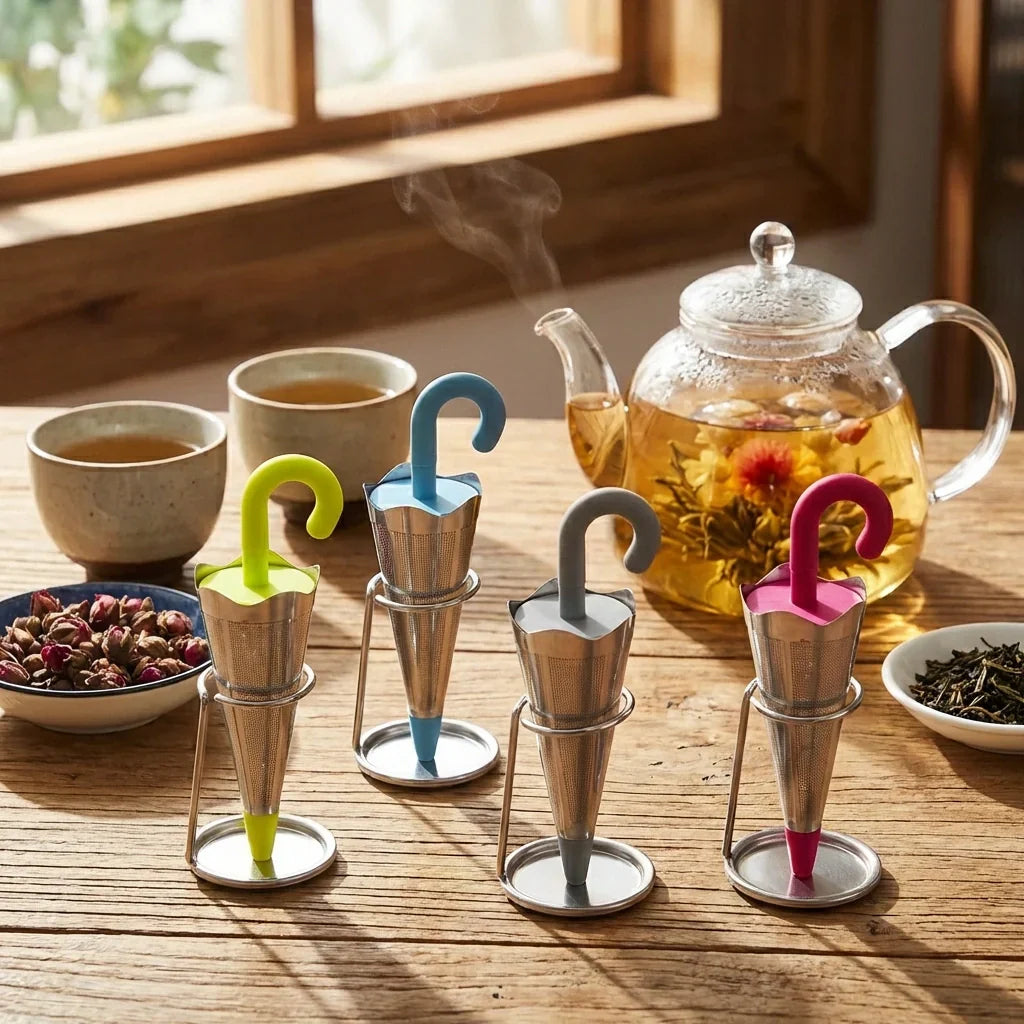 Best reusable cute umbrella tea strainer - home & garden | 2026 | fast shipping