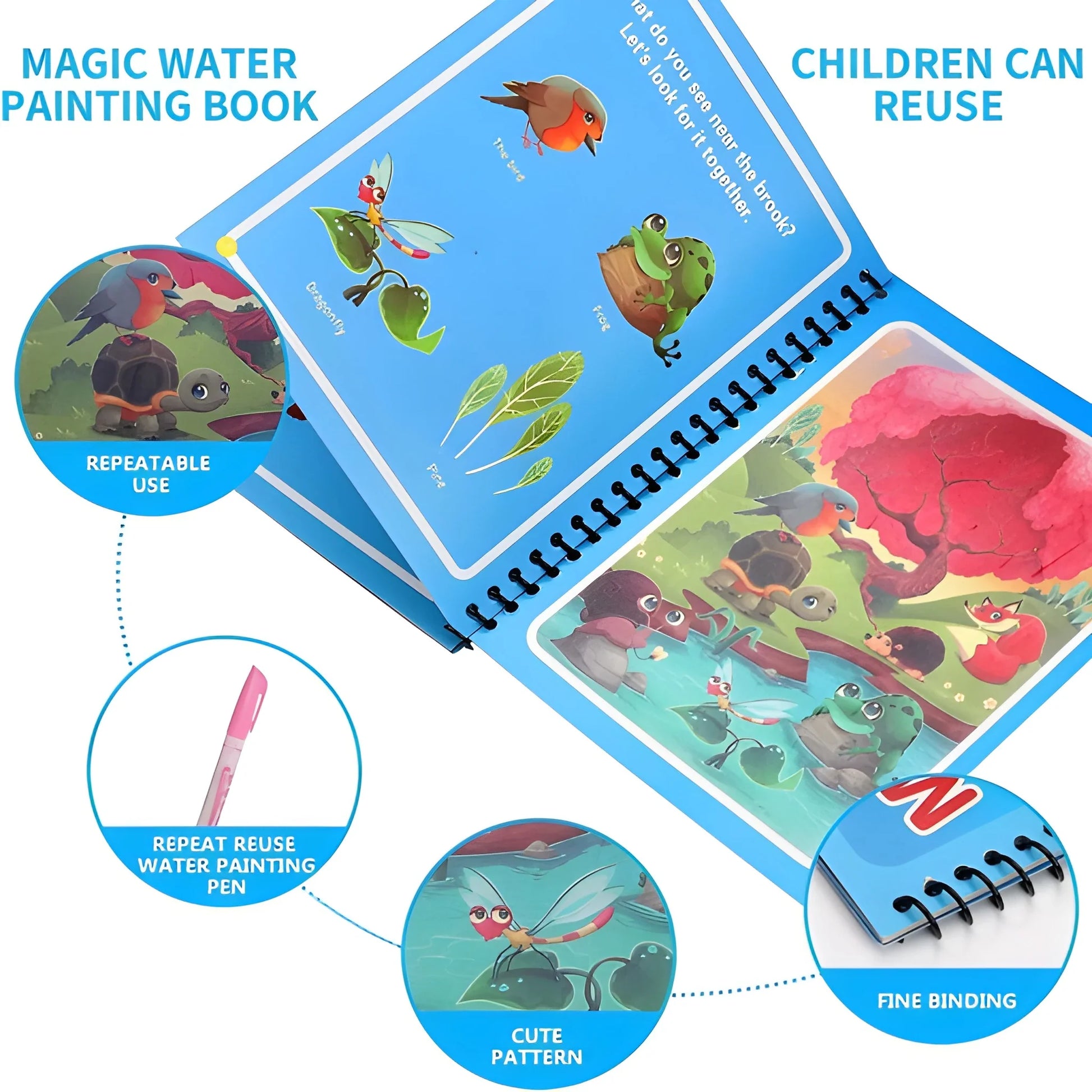 Reusable Magic Water Book