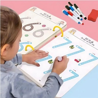 Reusable Pen Control Workbook Kids Learning